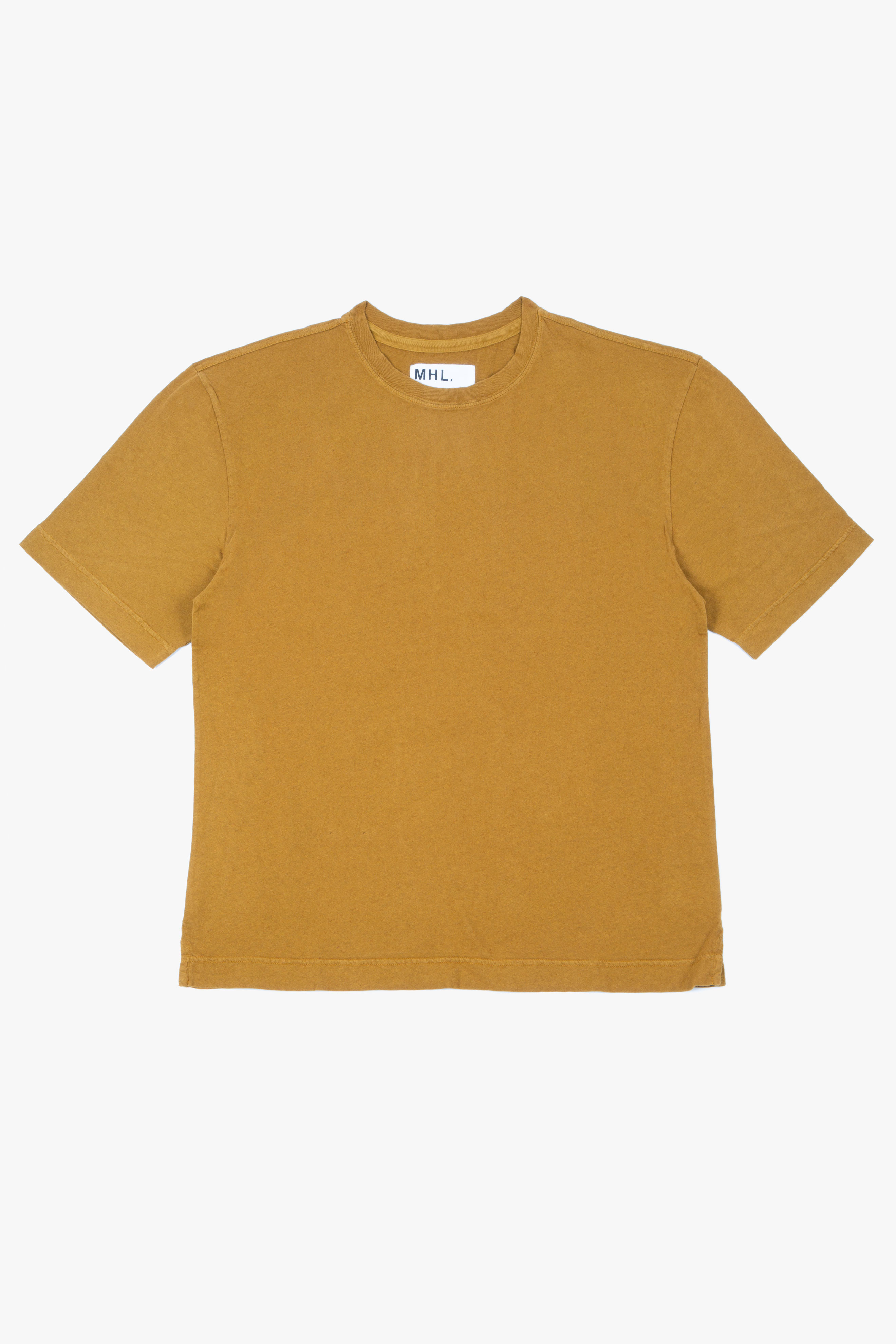 Simple T-Shirt Cotton/Linen Mustard